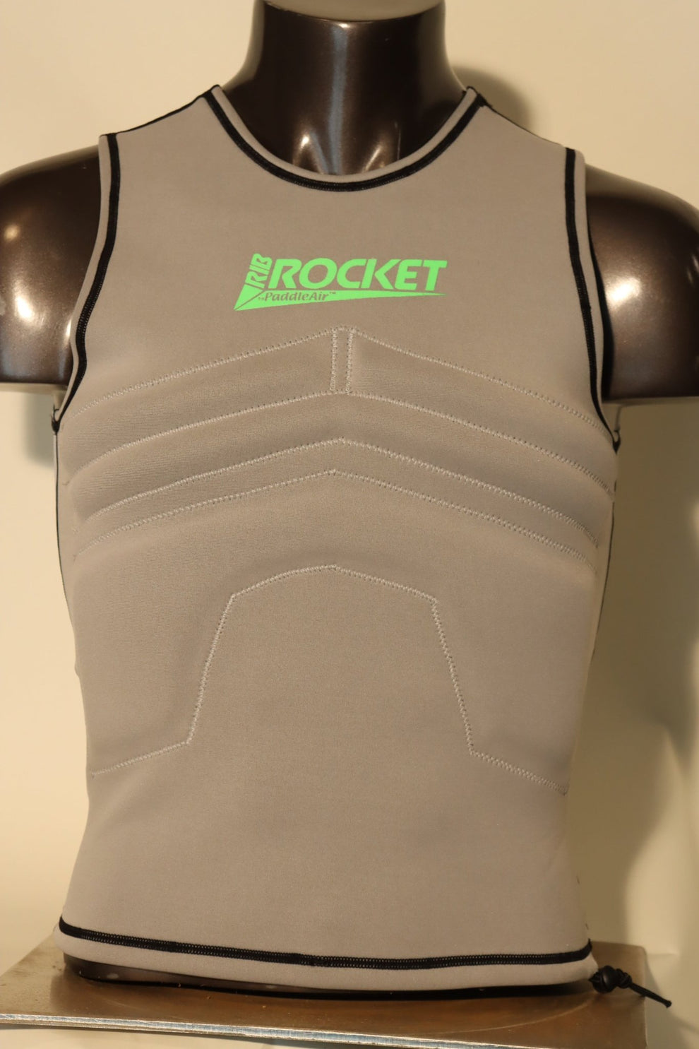 Destroyed Rib V-Neck Vest